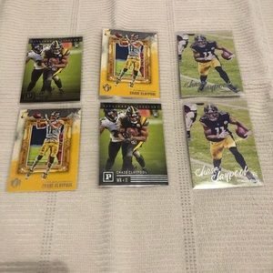 Chase Claypool Panini Chronicles Rookie Card lot (6) Pittsburgh Steelers